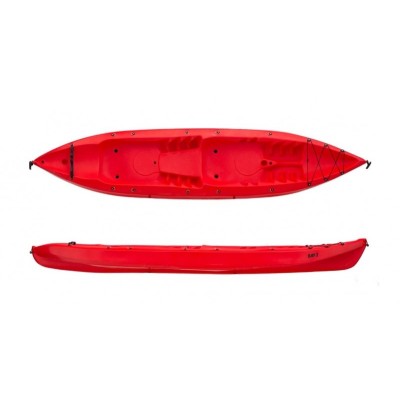 CANOA - KAYAK BAY 2 con 2 pagaie e carrello - cm 385 Exo