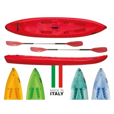 CANOA - KAYAK SHARK 2 con pagaie - 410 cm  Exo