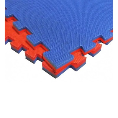 TATAMI 100x100x2 cm blu/rosso - Certificato EN71 Faress