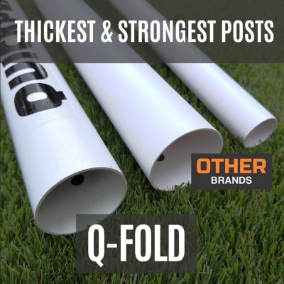 PORTA MATCH Q-FOLD mt 3x2 tubo tondo PVC QuickPlay