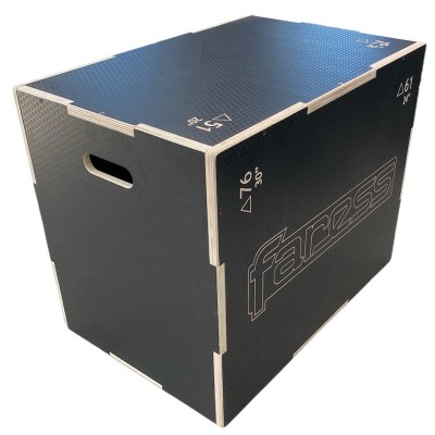 PLYO BOX LEGNO HC PRO nero cm 60x50x75  Faress