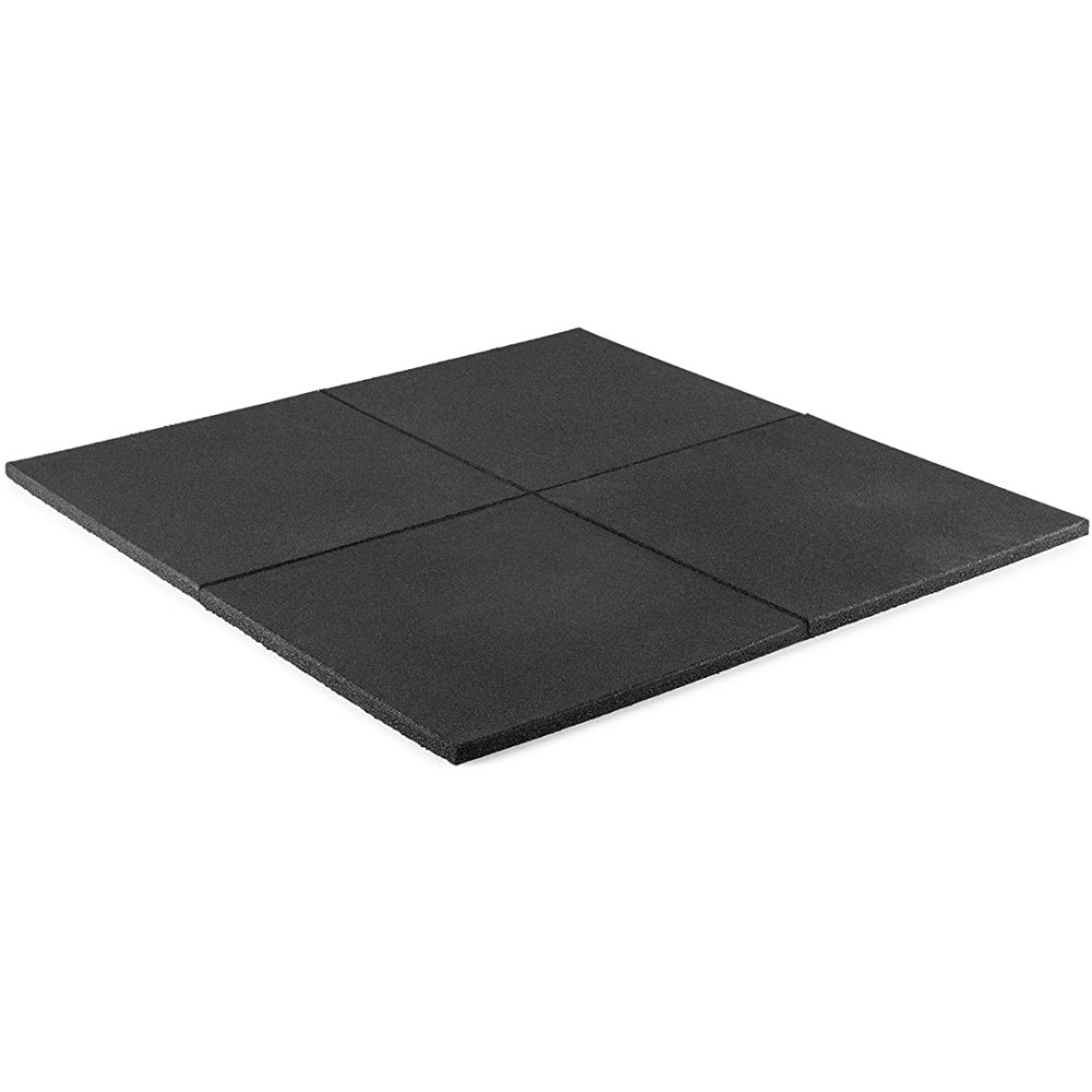 PAVIMENTAZIONE GRANULO FINE 100x100x2 cm NERO CON FUGA