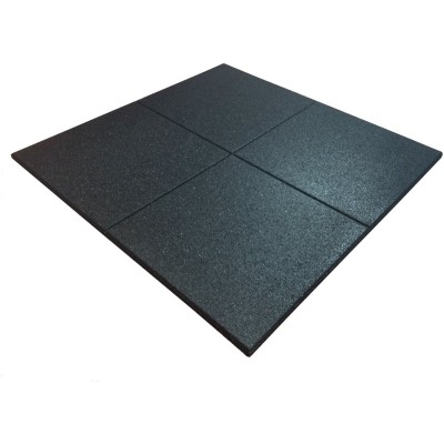 PAVIMENTAZIONE GRANULO FINE 100x100x2 cm NERO CON FUGA